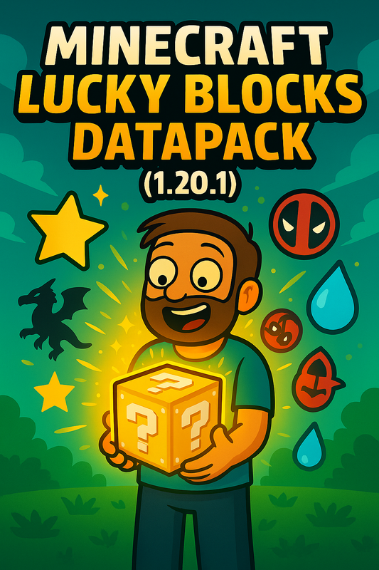 Minecraft: Jerome’s Custom Lucky Blocks Datapack (1.20.1)