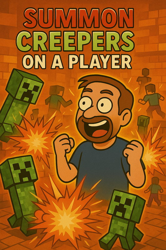 Summon Creepers on a Player